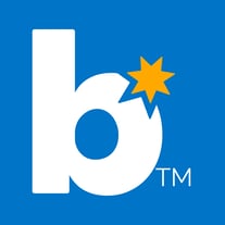 B Star Blue Square 1