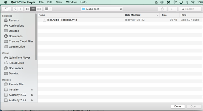 Image of QuickTime Player.