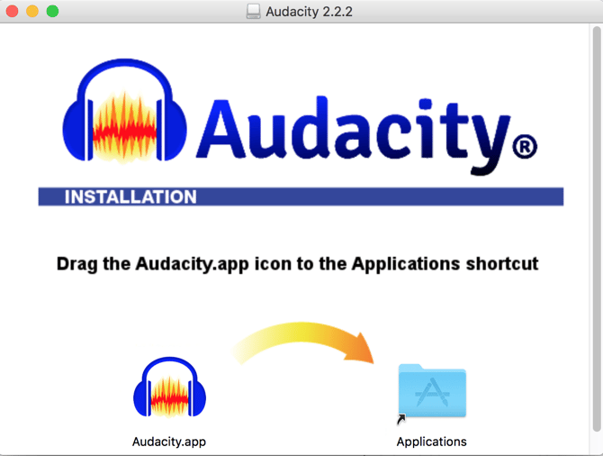 Image of Audacity download dialogue.
