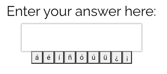 Image of the Spanish on-screen Keyboard.