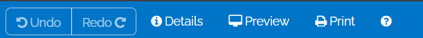 Image of the details button found on the blue interface.