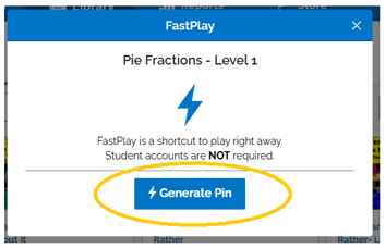 an image of the Fast Pin Generation Modal