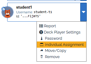an image of the individual assignment button