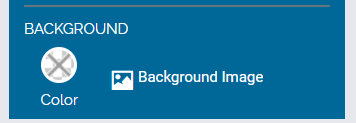 Image of Background box for a card, with the upload image as background and change background color option.