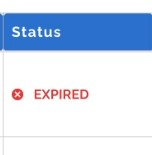 A example showing if a user is subscribed or not, with this example being a subscription that has expired.