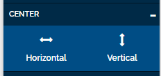 An image of the center section with options for "horizontal" and "vertical".