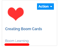 An image of a deck, highlighting the author name below the deck name.