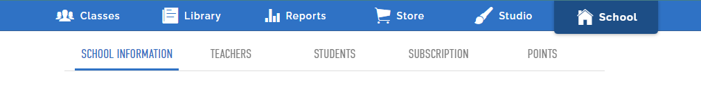 Image of School Dashboard.